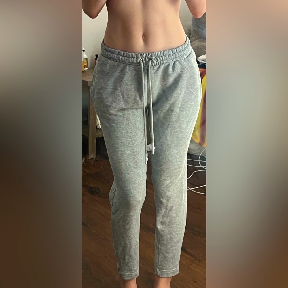grey comfy pants